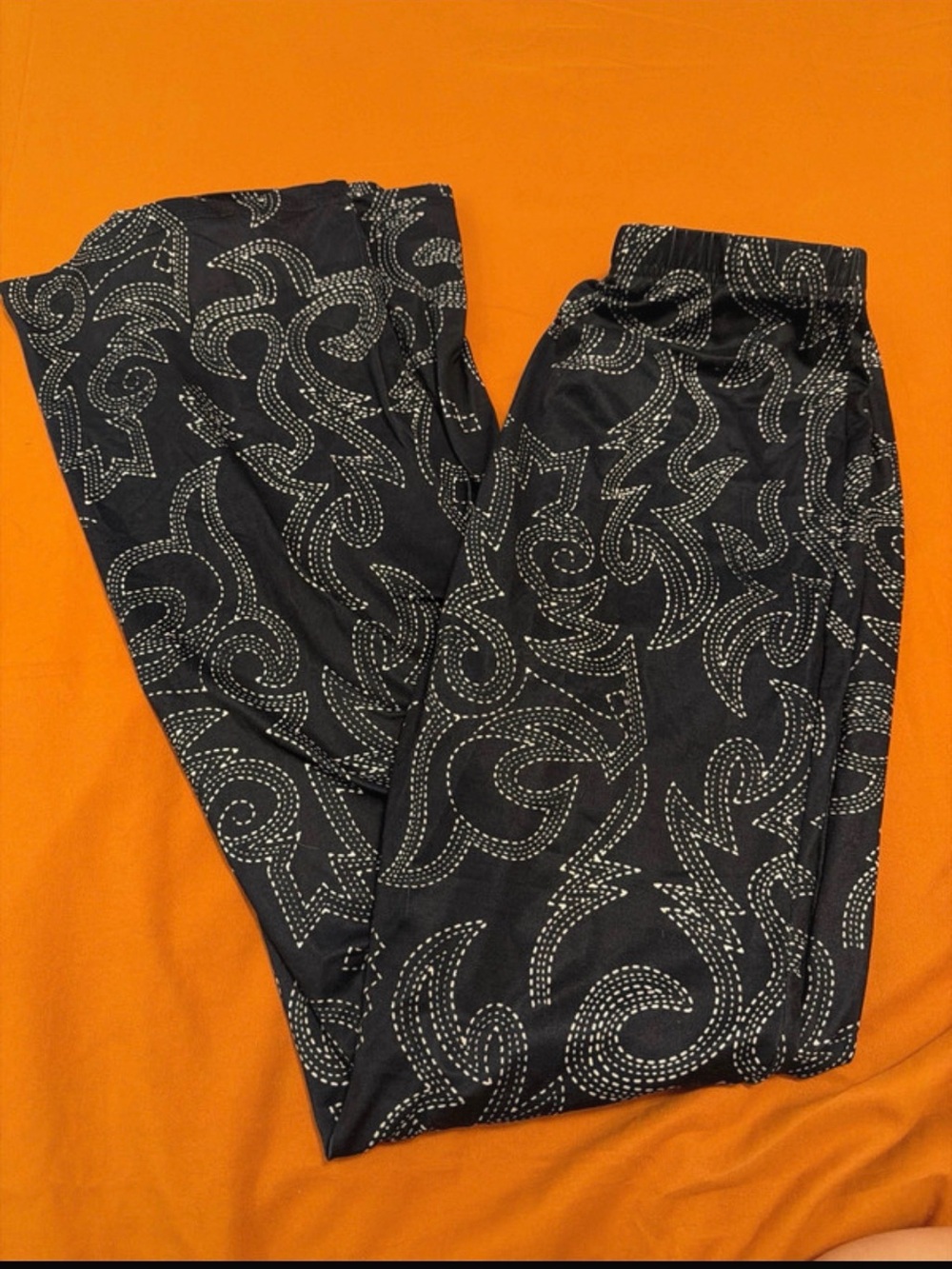 Western Style Flared Leggings